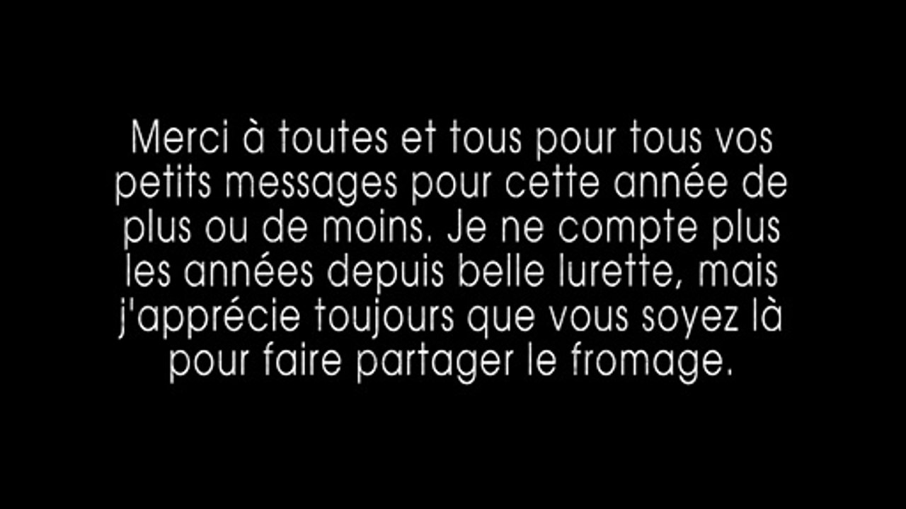 Merci pour vos messages