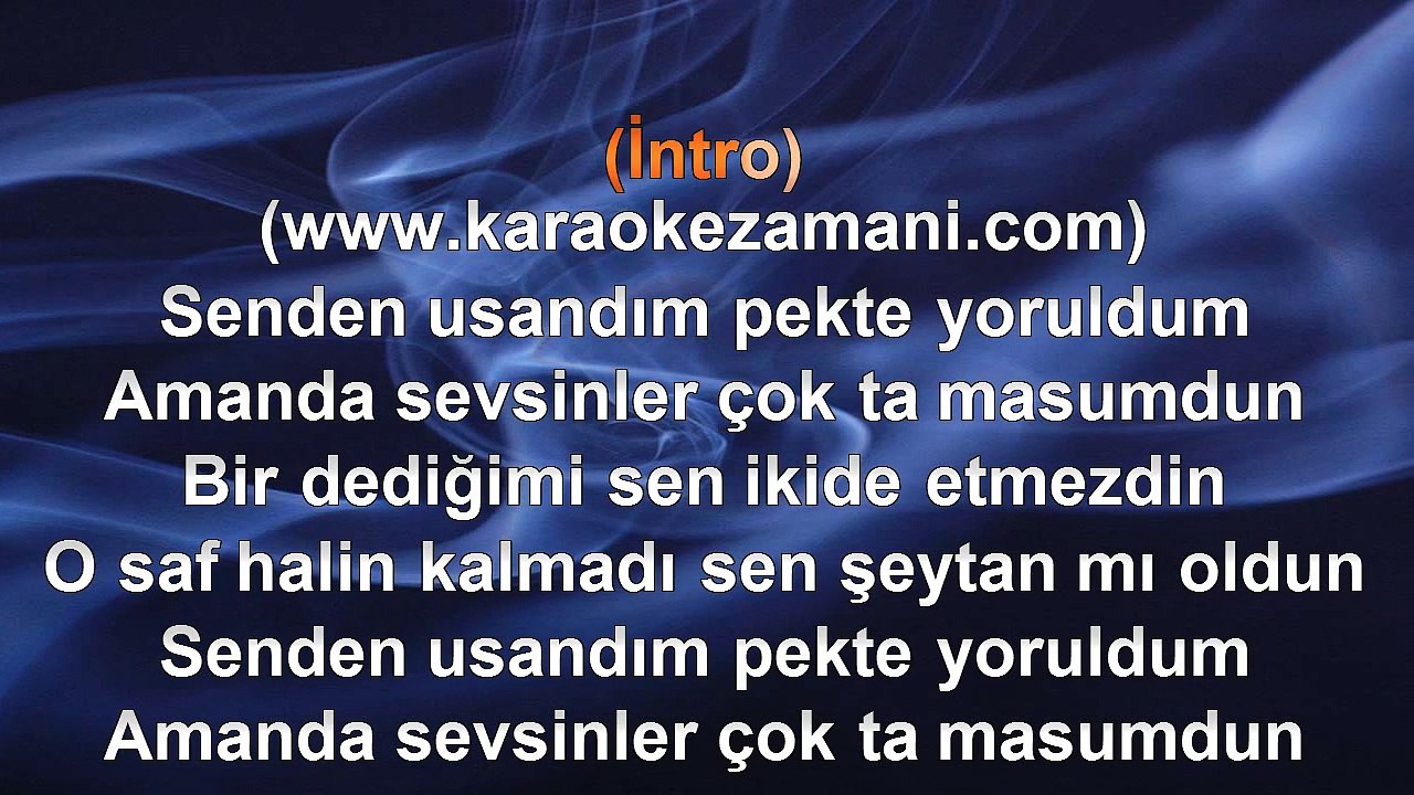 Hatice - Beni Kandırdın - 2008 TÜRKÇE KARAOKE