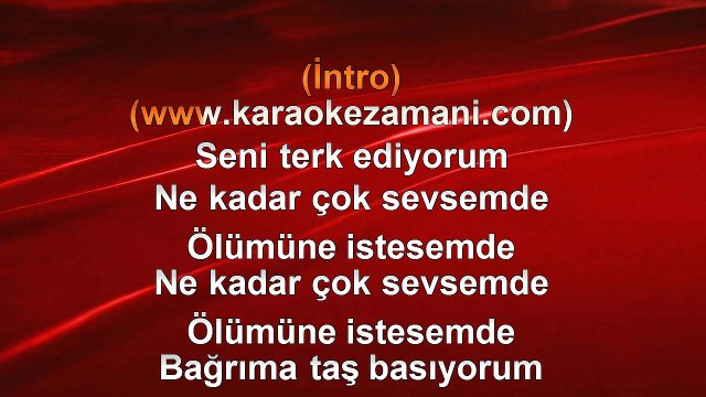 İbrahim Erkal - Dönemem - 1998 TÜRKÇE KARAOKE