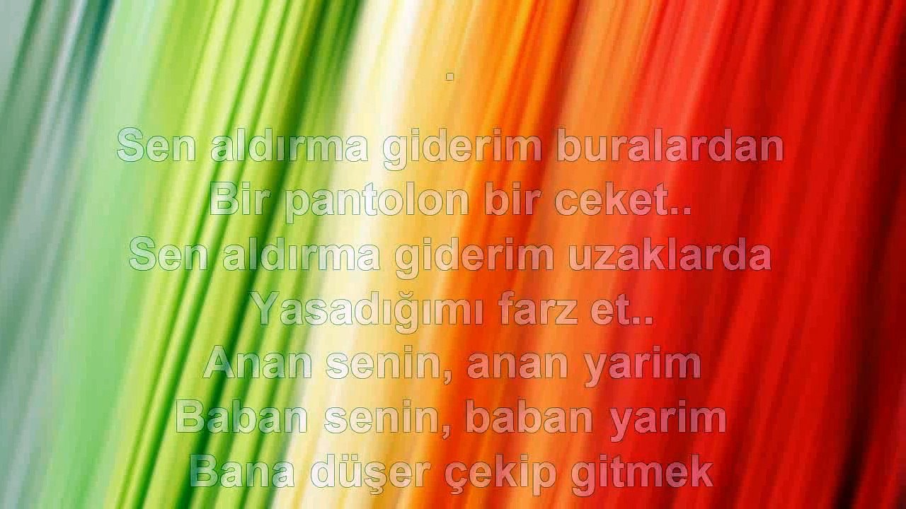 İbrahim Erkal - Sen  Aldırma - 1998 TÜRKÇE KARAOKE