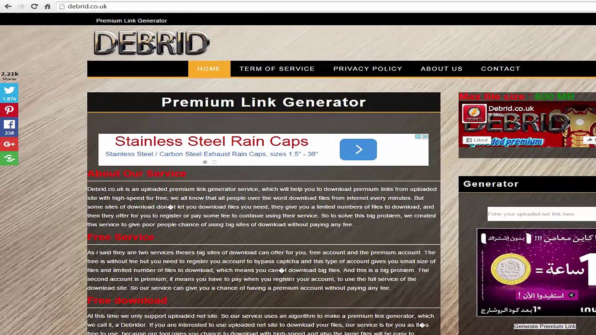 Uploaded Premium Link Generator Leech 15 Debrid Co Uk Video Dailymotion