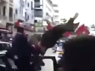 Quand le cortège de Hollande percute un piéton à Tanger