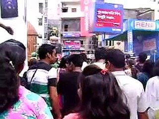 Indian bangladesi girls hair style in famous durga puja