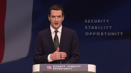 OSBORNE: Conservatives are "the builders"