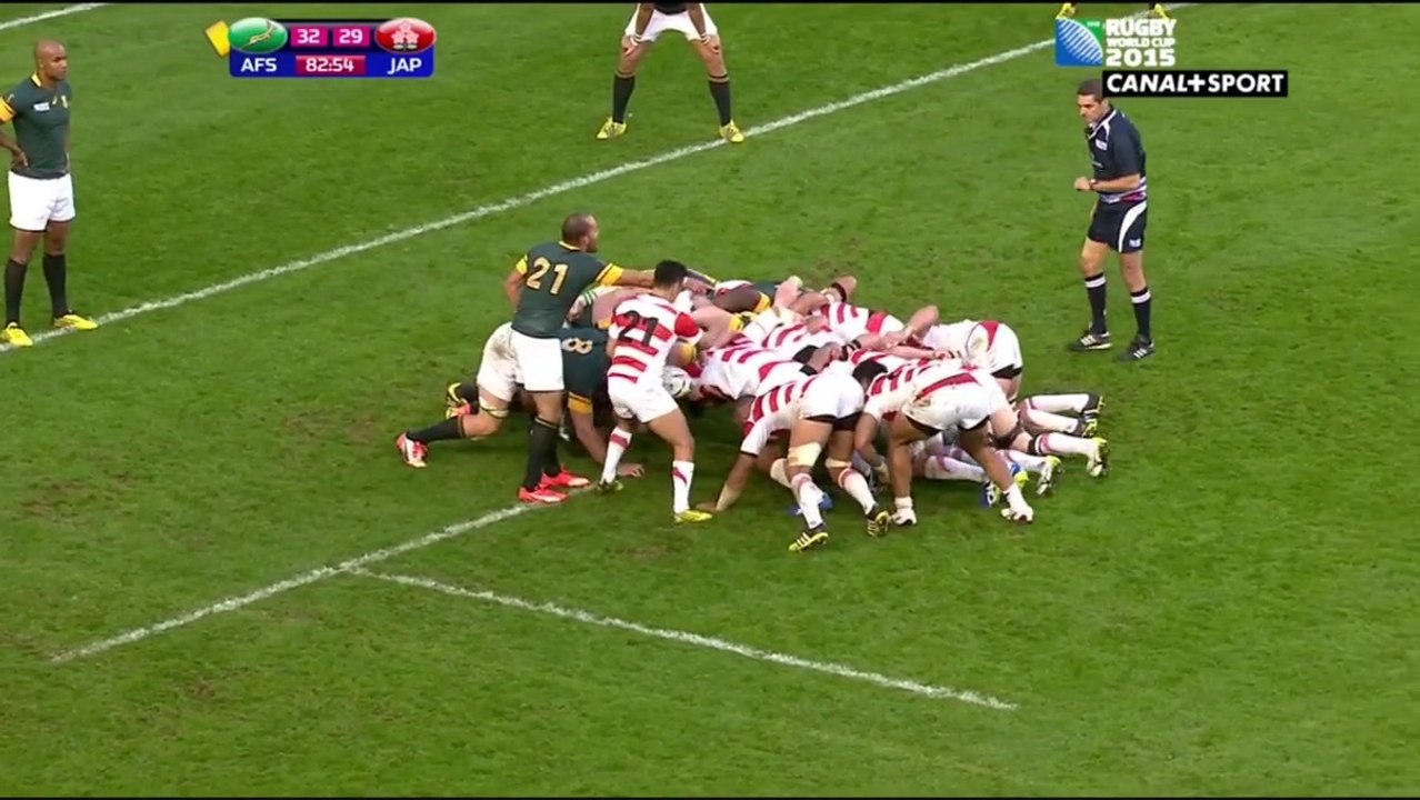 Rugby world cup 2015 : Japan vs South Africa - The last minutes ! - 2015 09 19