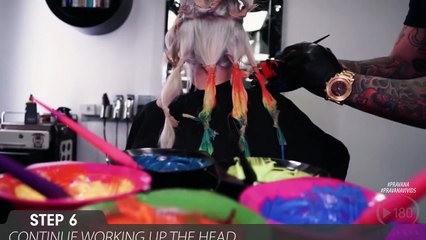 Rickey Zitos Tie Dye Hair Color How-To