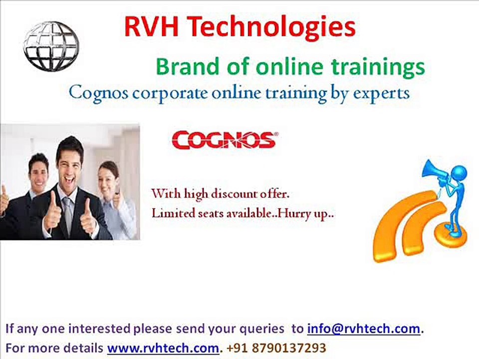 cognos corporate online training by experts