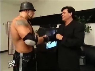 Bradshaw Clothesline From Hell To Johnny The Bull Raw 2002