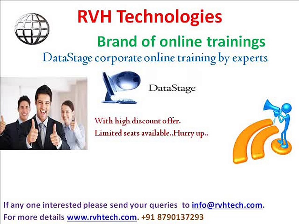 Datastage corporate online training by expert