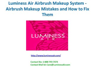 Luminess Air Airbrush Makeup System - Airbrush Makeup Mistakes and How to Fix Them