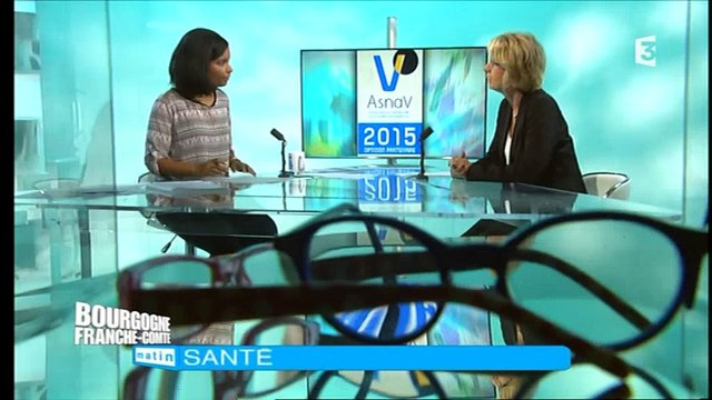 Journées de la vision avec Lydie Bard responsable des opticiens mutualistes à la Mutualité Français