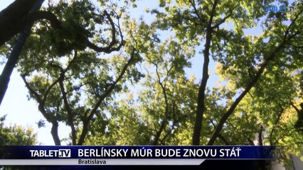 BERLÍNSKY MÚR BUDE ZNOVU STÁŤ
