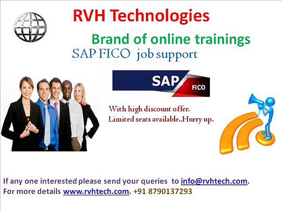 SAP FICO job support for low price cost fee