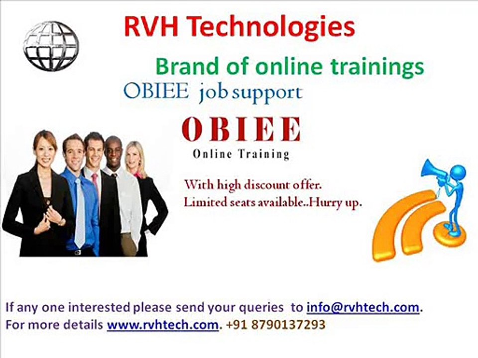 OBIEE job support for low price cost fee