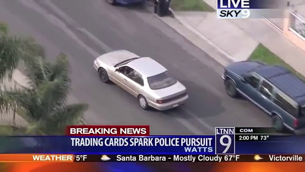 Parents throw away sons pokemons  - ends with police car chase!