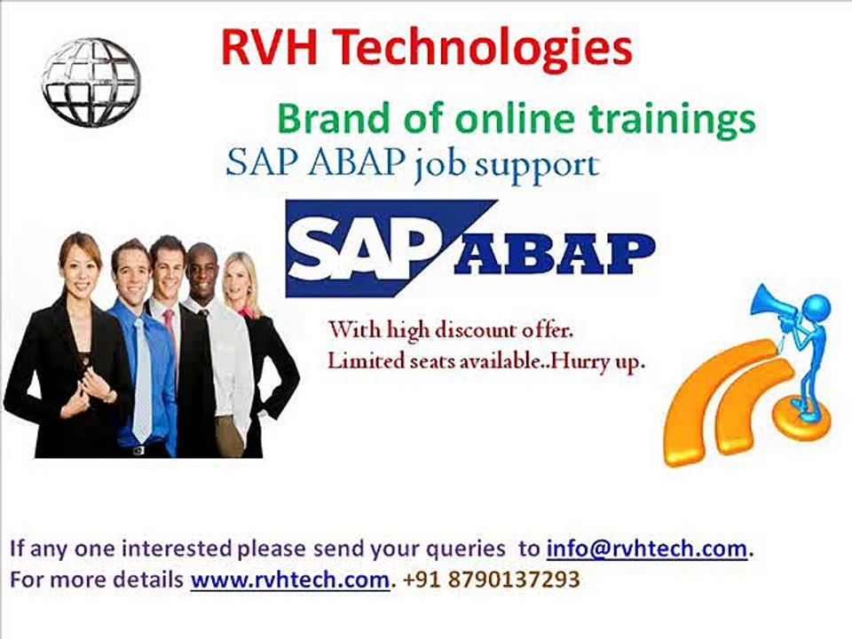 SAP ABAP job support for low price cost fee
