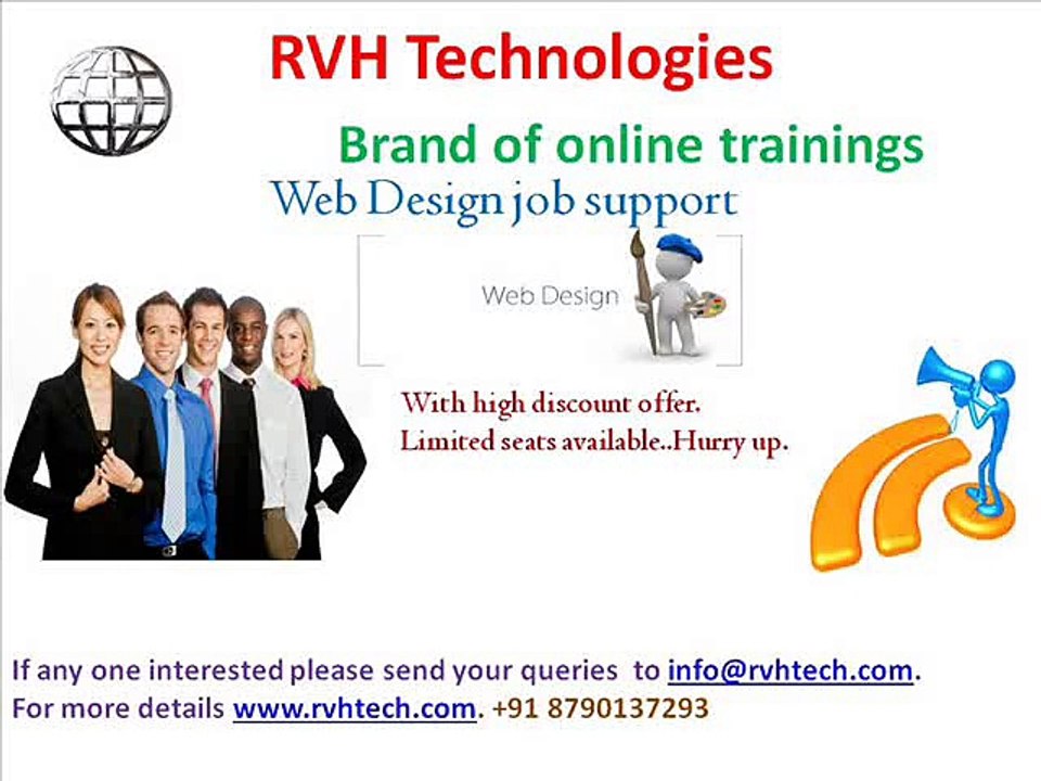 Web Designing job support for low price cost fee
