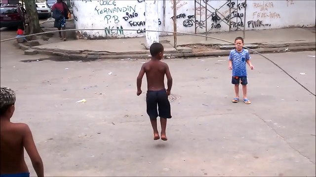 Stray Dog helping Kids jump Rope is their new best Friend!