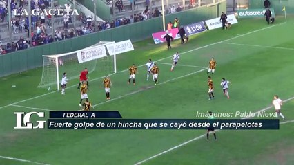 Un supporter fait une chute de plus de 8m ! - Federal A :  Juventud vs. Mitre