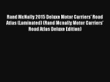 Rand McNally 2015 Deluxe Motor Carriers' Road Atlas (Laminated) (Rand Mcnally Motor Carriers'