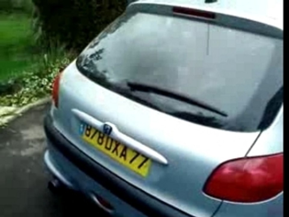 206 S16 accidenté rupture