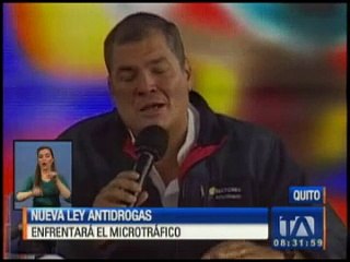 Nueva ley de antidrogas enfrentará al microtráfico