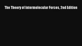 AudioBook The Theory of Intermolecular Forces 2nd Edition Download