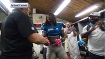 Rivera gets pumped up after Panthers Week 4 victory