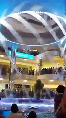 Beautiful Lighting on a Fountain