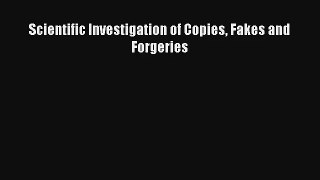 AudioBook Scientific Investigation of Copies Fakes and Forgeries Free