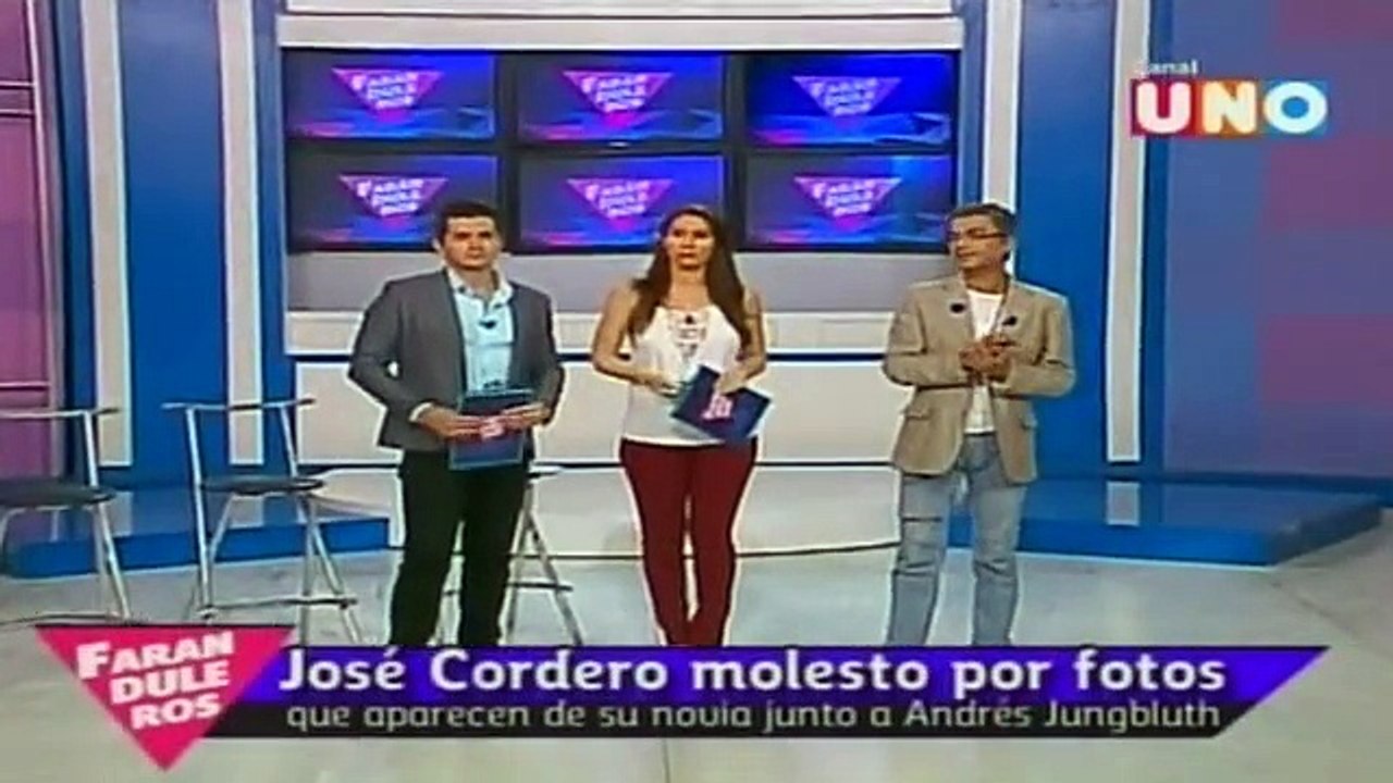 ¡José Cordero molesto con programa de farándula!