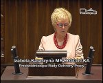 Poseł Izabela Katarzyna Mrzygłocka - Wystąpienie z dnia 25 wrze�nia 2015 roku.