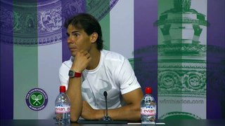 Rafael Nadal Wimbledon 2014 1R Press Conference