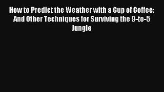 How to Predict the Weather with a Cup of Coffee: And Other Techniques for Surviving the 9-to-5