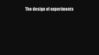 AudioBook The design of experiments Free