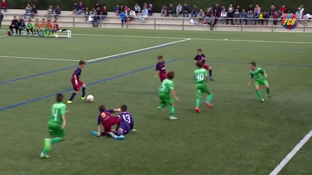 Fábrica de craques! Garotos do Barcelona fazem golaço à la trio 'MSN'