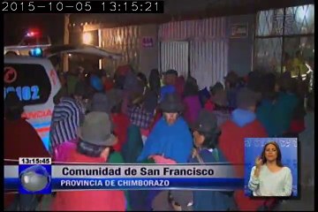 Intoxicación masiva en el cantón Colta