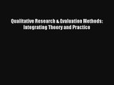 AudioBook Qualitative Research & Evaluation Methods: Integrating Theory and Practice Online