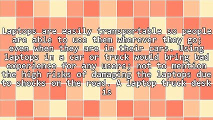 Laptop Truck Desk Reviews