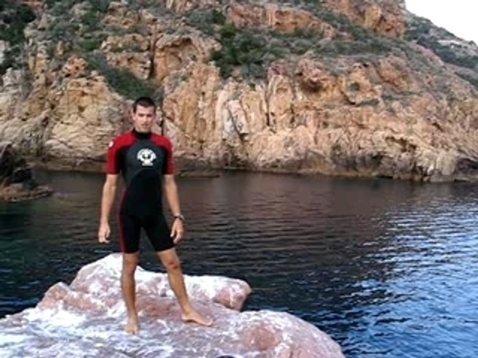 Saut dans l'eau