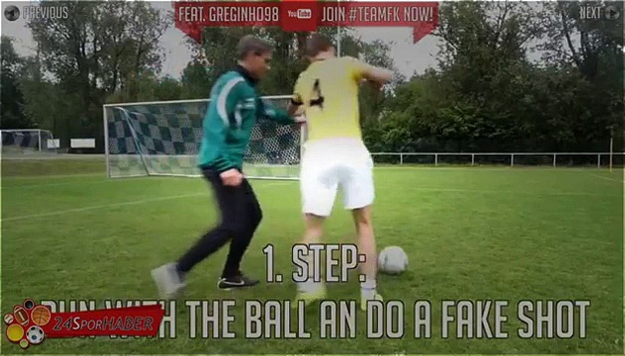 Top 5 Amazing Football Skills To Learn Tutorial ● Neymar ● Ronaldo ● Zidane ● Ronaldinho | 24SporHab