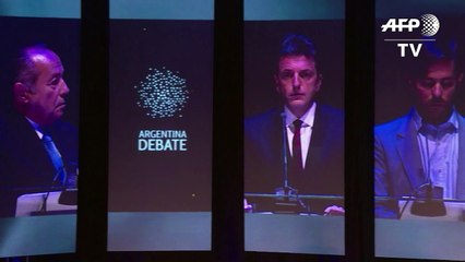 Scioli ausente en primer debate presidencial en Argentina