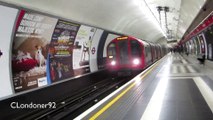 London Underground Central Line departs Westbound at Holborn Station