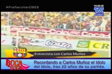 Todo un país lloró por la inesperada partida de Carlos Muñoz