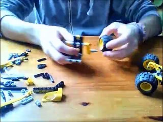 Building Lego Set 8240 -  Slammer Stunt Bike