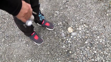 D!CI TV : Des tags sur les murs d'un garage sur la route des Orres à Baratier