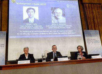 Kajita, McDonald Win Nobel Physics Prize for Neutrino Work