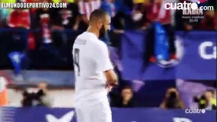El enfado de Benzema al ser cambiado ante Atleti - así fueron sus gestos a Rafa Benítez