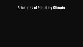 AudioBook Principles of Planetary Climate Download