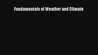 AudioBook Fundamentals of Weather and Climate Free
